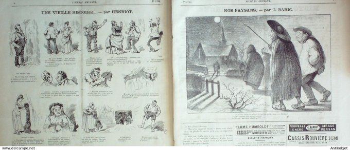 Le Journal Amusant 1889 # 1739 Shylock avec Shakespare et Haraucourt par Sto