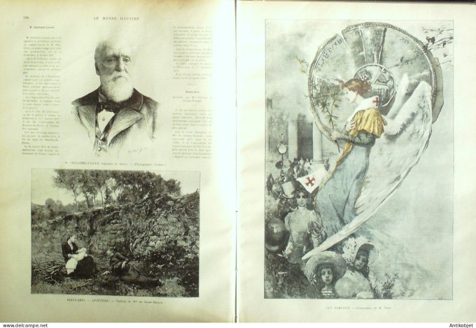 Le Monde illustré 1893 n°1879 Rome St-Jean de Latran Semaine Paques Anvers