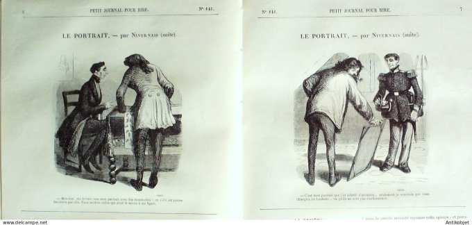 Petit journal pour Rire 1858 # 141 Les Consails Monta