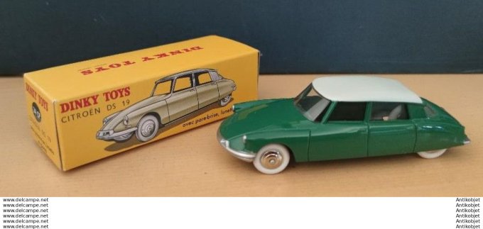 Citroen DS 19 vert Dinky Toys Atlas 1:43