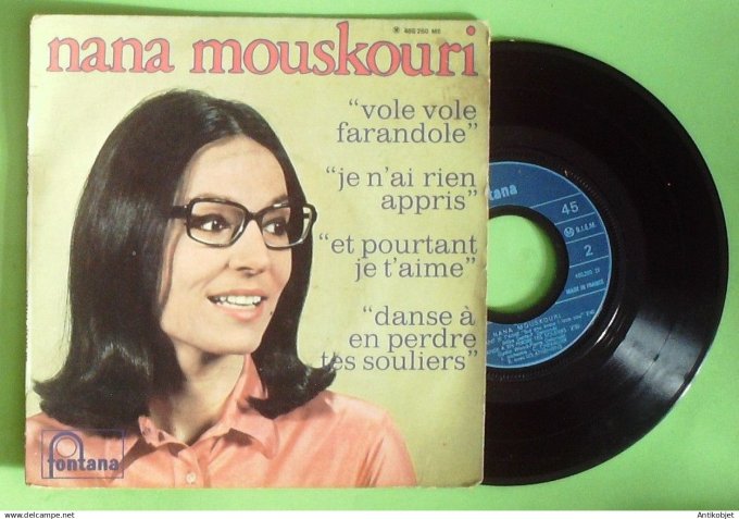 Mouskouri Nana 45T EP Vole vole farandole 1969