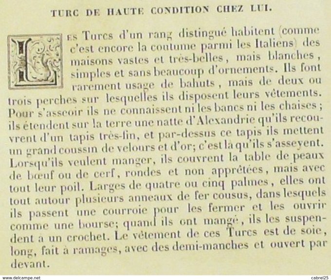 Turquie Turc de haute classe 1859