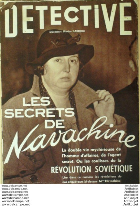 Détective 1937 # 432 Maisoncelle Boulogne Navachine