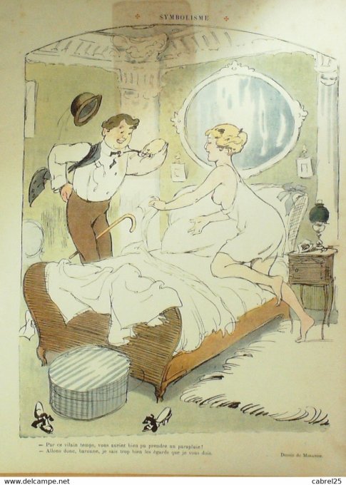 Le Rire 1910 n°388 Faivre Mirande Goussé Bofa Maréchal Métivet Hémard Verjez Marin