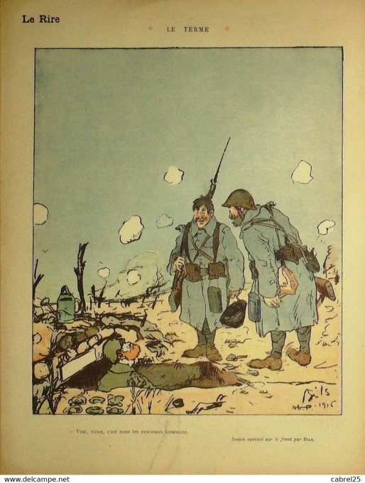 Le Rire Rouge 1916 n°100 Faivre Bils Fabiano Métivet Vion Manfredini Kern Reb