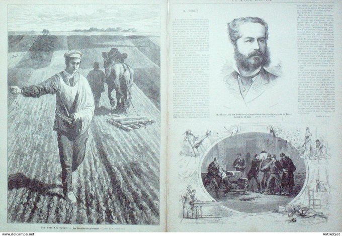 Le Monde illustré 1879 n°1149 Italie Novare Bicoca Australie Sydney St-Denis (93) Belgique Bouchout