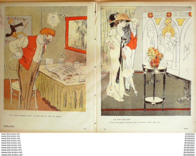 L'Assiette au beurre 1908 # 388 Mecenes Georges Leon