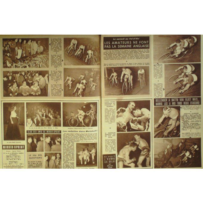 Miroir Sprint 1951 #  286 3 Déc Umez V Illemain Benedetto Harris  Bellanger Humez Daw