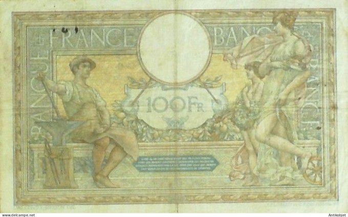 Billet Banque de France 100 francs Luc Olivier Merson A.20=2=1913 TTB