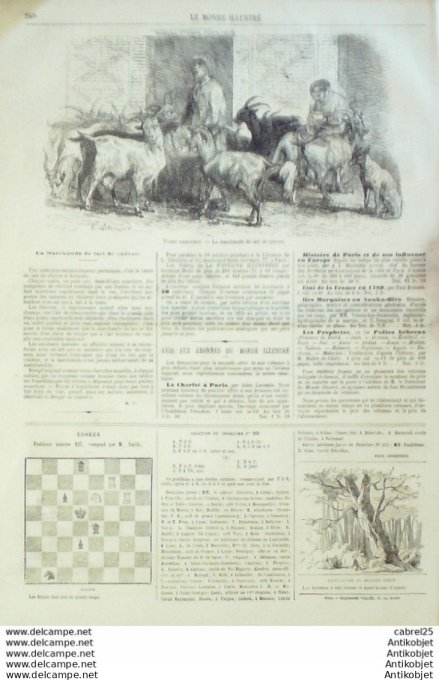 Le Monde illustré 1866 n°495 Maisons Alfort (94) Italie Venise Espagne Seville Coudoue Liverpool Gre