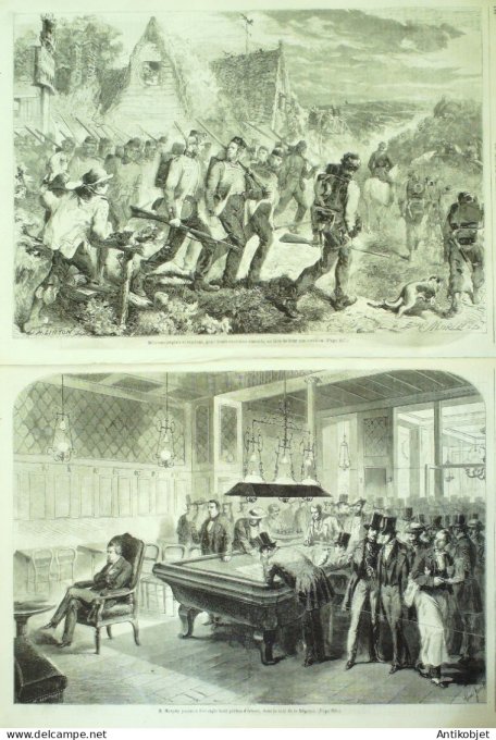Le Monde illustré 1858 n° 79 Pologne Varsovie Bruxelles New York Châlons (51)