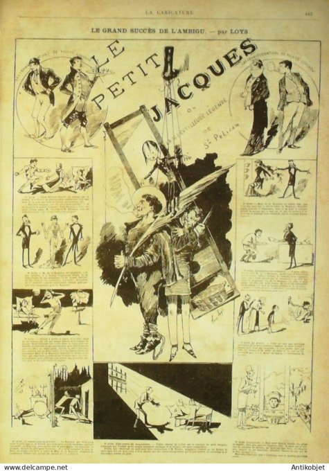 Soleil du Dimanche 1895 n°21 Madagascar Abbé Broglie Séville Palais San Thelmo