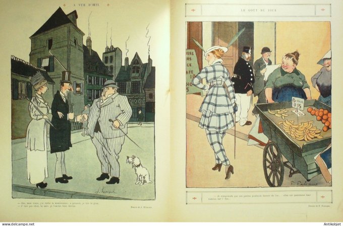 Le Rire 1914-07-18 # 598 Journal humoristique Ed.Originale Le Manneken-Parle