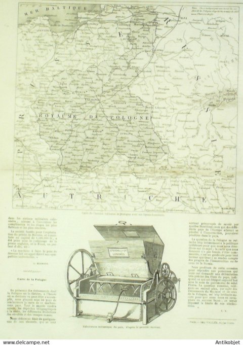 Le Monde illustré 1863 n°309 Danemark Mexique Rinconada Zacatecaz Soledad St Germain (78) Rouen (76)