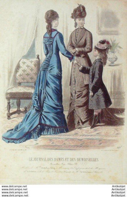 Journal des Dames Demoiselles 1876 # 1478 (Maison Koenig)