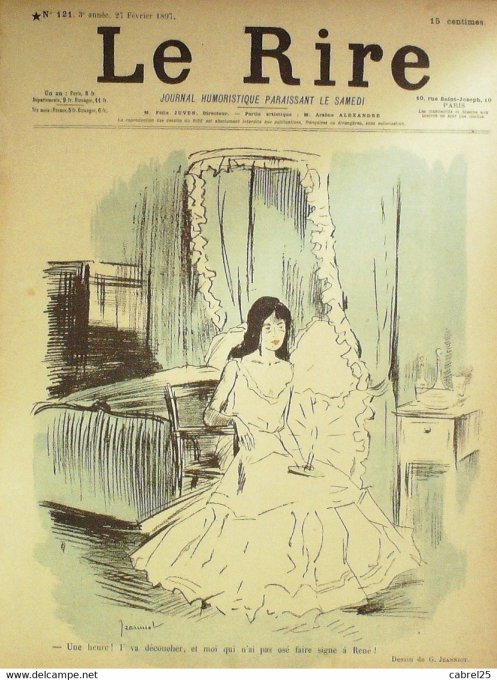 Le Rire 1897 n°121 Jeanniot Dépaquit Pille Vaucaire Cadel Huard