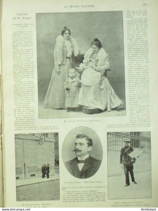 Le Monde illustré 1900 n°2278 Marseille (13) Chine Pékin Shangaï Catastrophe du Sud-Express