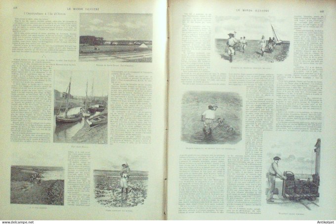 Le Monde illustré 1898 n°2175 Abyssinie Addis-Ababa 'île d'Oléron (17) Domrémy (88) Madagascar Tanan