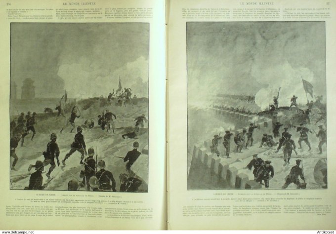 Le Monde illustré 1900 n°2278 Marseille (13) Chine Pékin Shangaï Catastrophe du Sud-Express