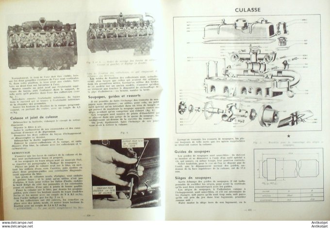 R.T Automobile Tracteur Farmall type FC Ford Consul & Zéphyr 98 # 1954