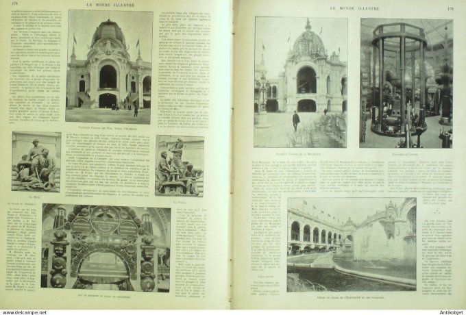 Le Monde illustré 1900 n°2278 Marseille (13) Chine Pékin Shangaï Catastrophe du Sud-Express