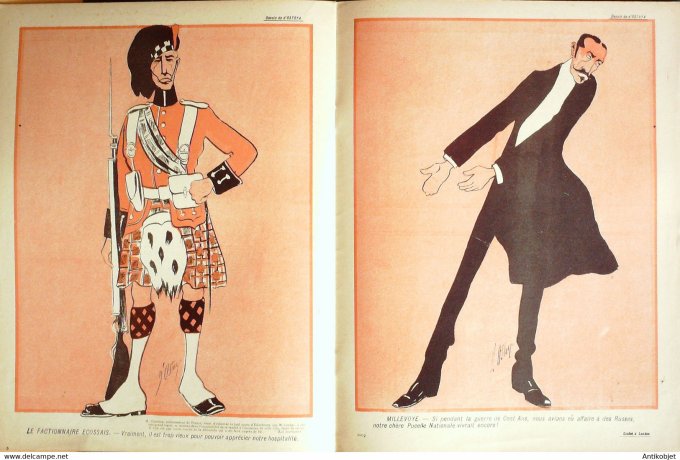 L'Assiette au beurre 1903 # 119 Loubet à Londres Galanos Ostoya