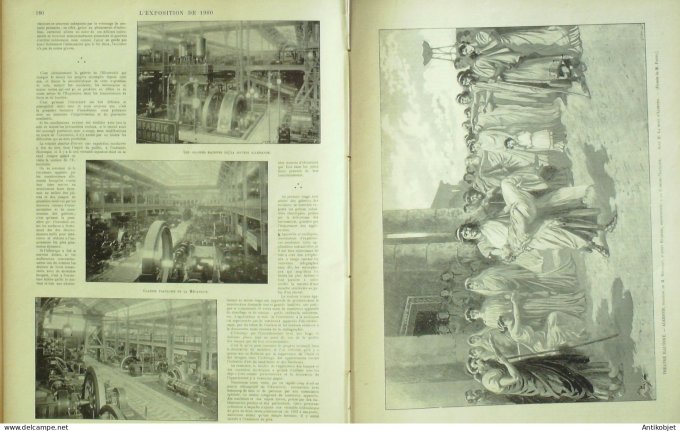 Le Monde illustré 1900 n°2278 Marseille (13) Chine Pékin Shangaï Catastrophe du Sud-Express