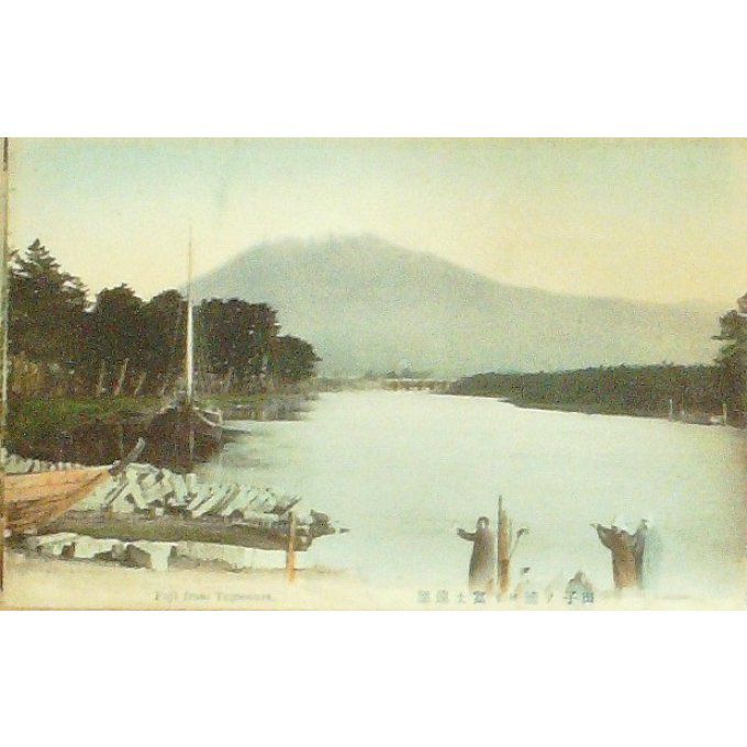 Cpa Japon Fuji From Tagonoura 1913
