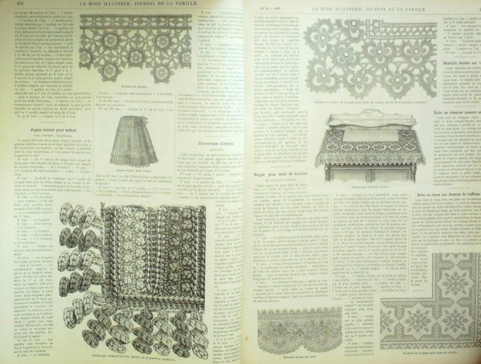 Journal Mode illustrée 1897 # 28 Toilette de visites