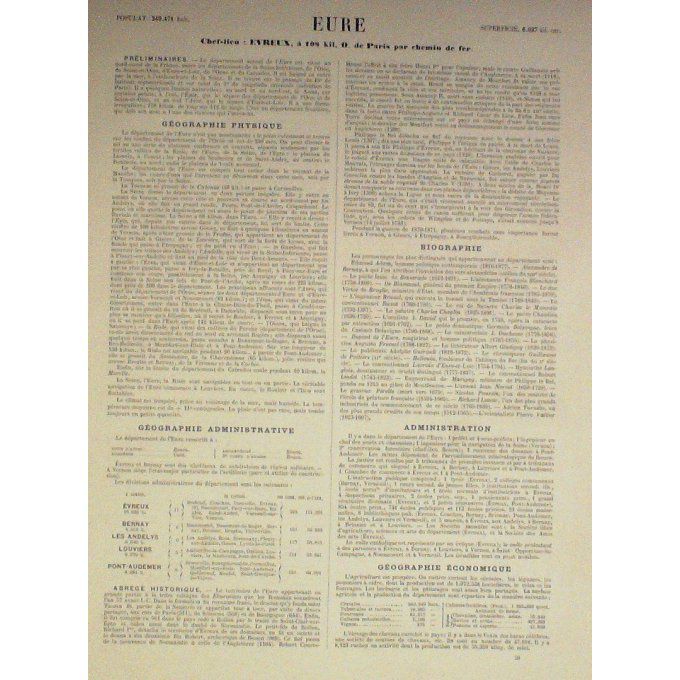 Carte Eure Et Loire (28) Chartres Graveur Lecoq Waltner Barbier 1868