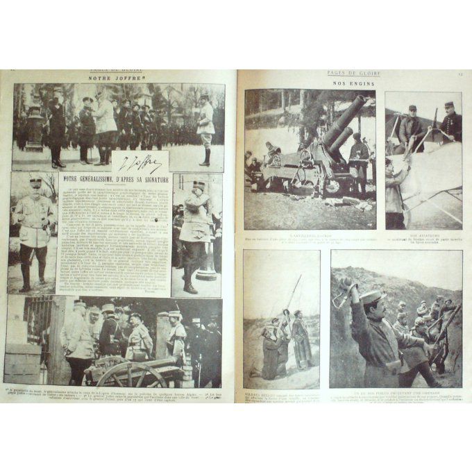 Pages de gloire 1915 n°28 MILAN CAPUCINS TRIESTE RAGUSSE