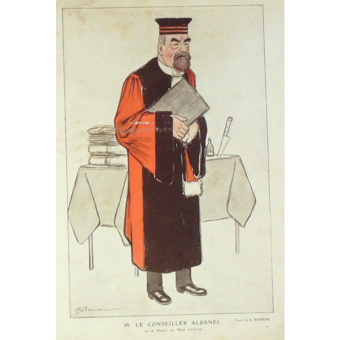 BARRERE-CONSEILLER ALBANEL-1926