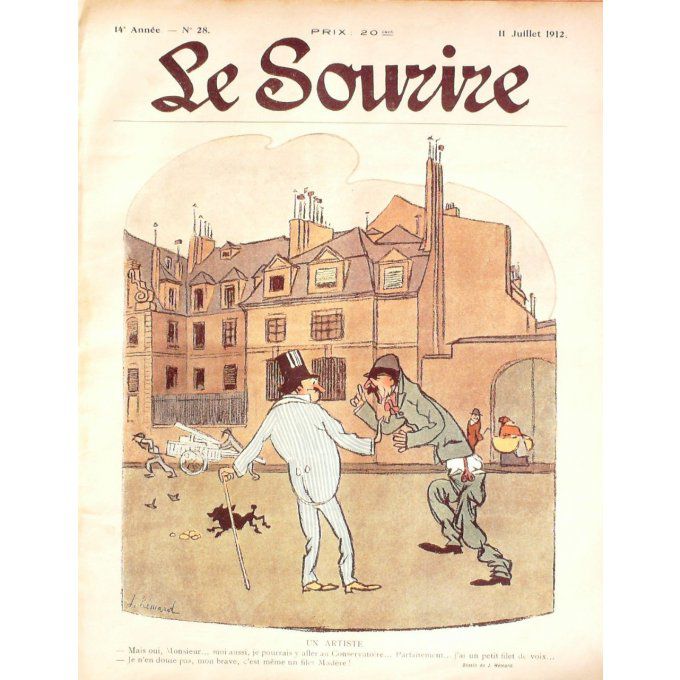 Le Sourire 1912 n°028 CAPY HEMARD LEANDRE PAVIS TRUCHET LABORDE FONTANEZ