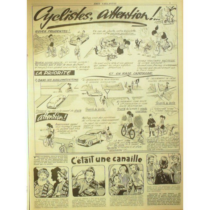 Ames Vaillantes 1953 n°28, Volubilie, Perlin et Pinpin, Jack le trappeur