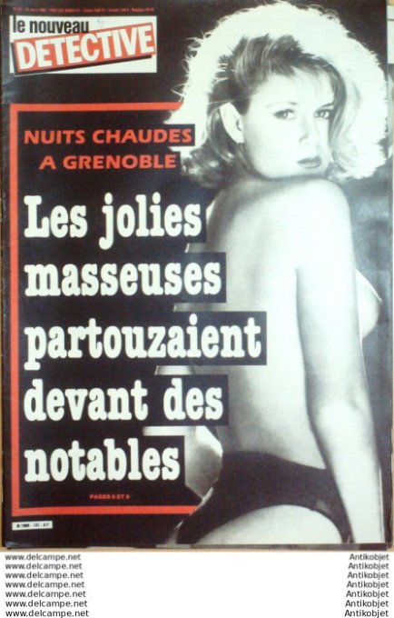 Détective 1985 # 131 Strasbourg Grenoble Brigue Charleville Aix-en-Prov Nice