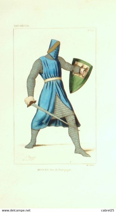 Hugues Duc De Bourgogne 12ème 1852