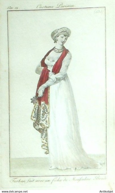 Gravure de mode Le Bon Ton 1843 n°676