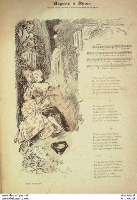 Gil Blas 1893 n°13 Maurice MONTEGUT Maurice BOUKAY Albert GUILLAUME