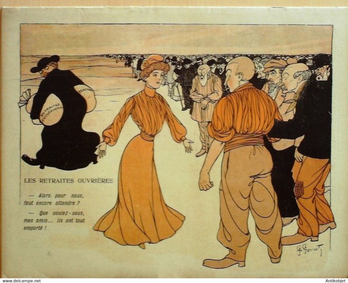 L'Assiette au beurre 1905 # 245 Les Martyrs Poncet