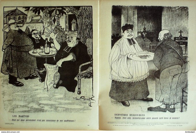 L'Assiette au beurre 1905 # 245 Les Martyrs Poncet