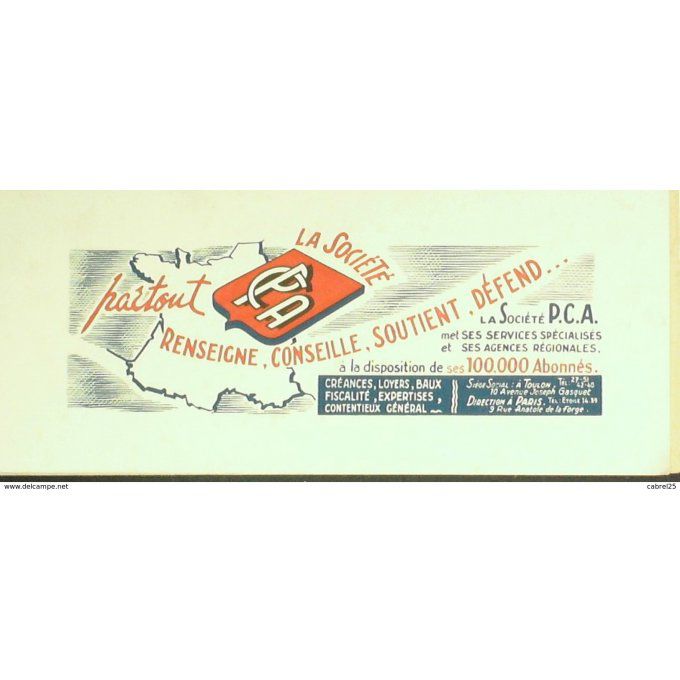 Buvard P.C.A. Immobilier