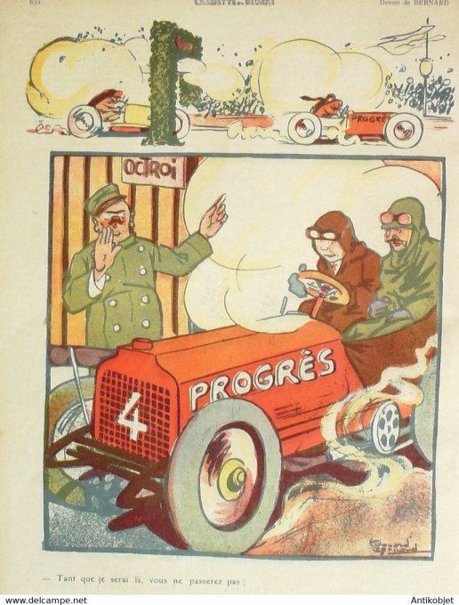 L'Assiette au beurre 1908 # 416 L'Octroi Villemot Jean