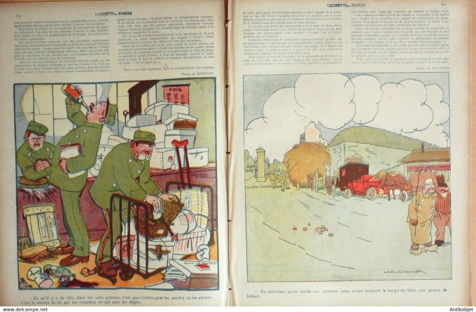 L'Assiette au beurre 1908 # 416 L'Octroi Villemot Jean