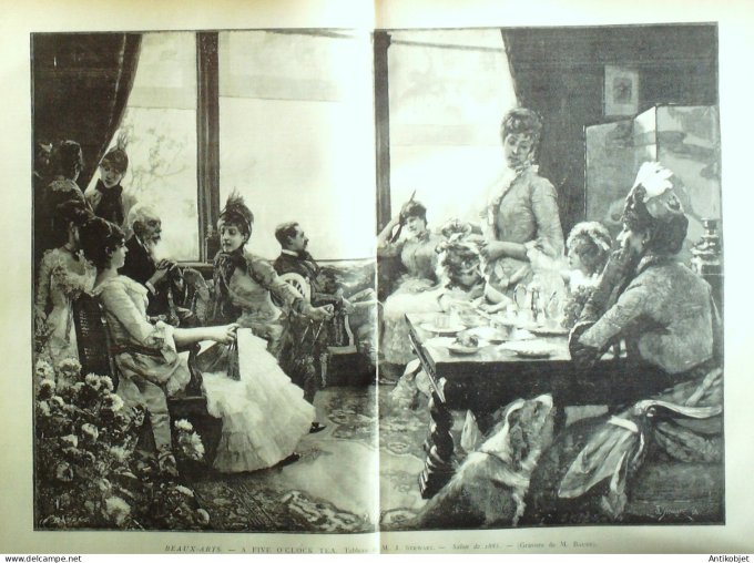 Le Monde illustré 1885 n°1493 Bulgarie Philippopoli Saint-Julien (69) Jules Claretie