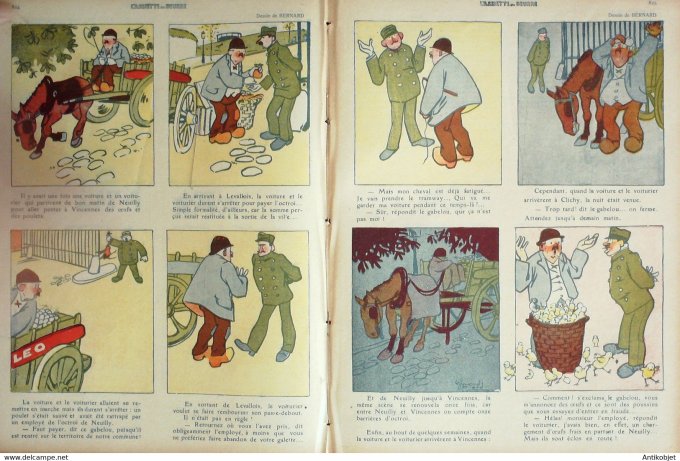 L'Assiette au beurre 1908 # 416 L'Octroi Villemot Jean