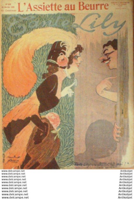 L'Assiette au beurre 1908 # 408 Tante Lily Cresus
