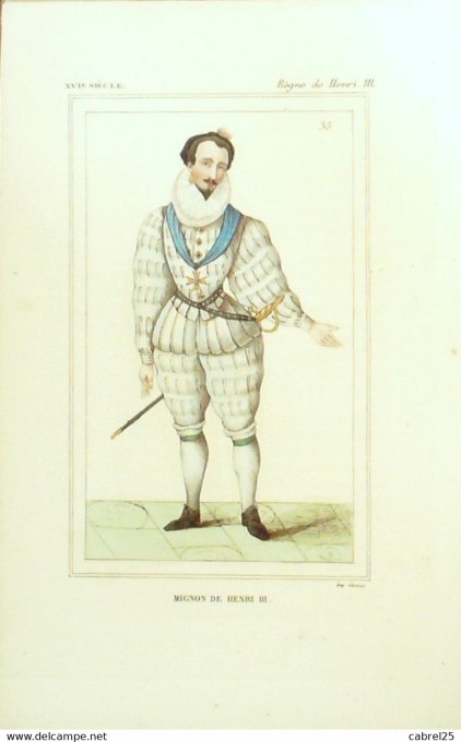 Mignon De Henri Iii 16ème 1852