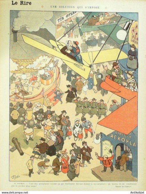 Le Rire 1913-05-10 # 536 Journal humoristique Ed.Originale Raffine