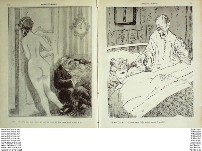 L'Assiette au beurre 1908 # 408 Tante Lily Cresus