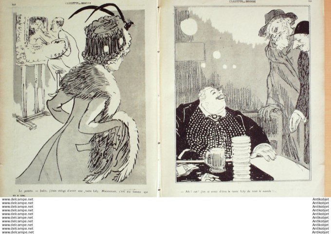 L'Assiette au beurre 1908 # 408 Tante Lily Cresus